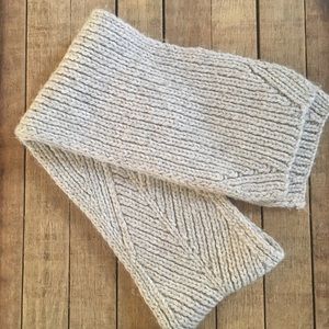 J Crew collection chunky knit extra wide scarf